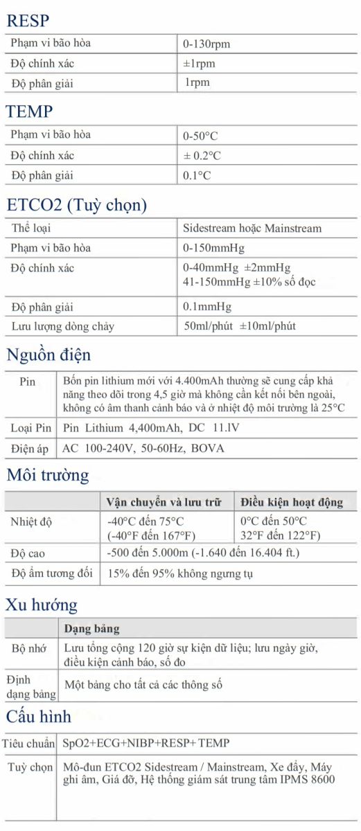 Thông số kỹ thuật